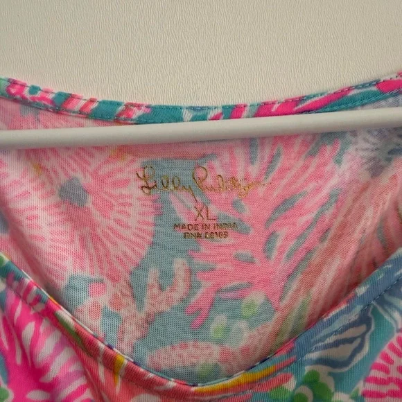 Lilly Pulitzer Geanna Swing Dress Multi Splendor in the Sand - Picture 5 of 6